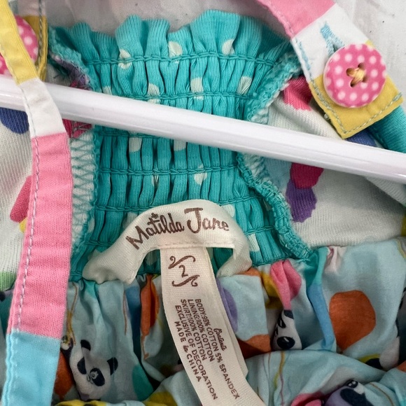 Matilda Jane Pandamonium Carnival Criss Cross Tunic Top Size 2 VGUC - Picture 7 of 10